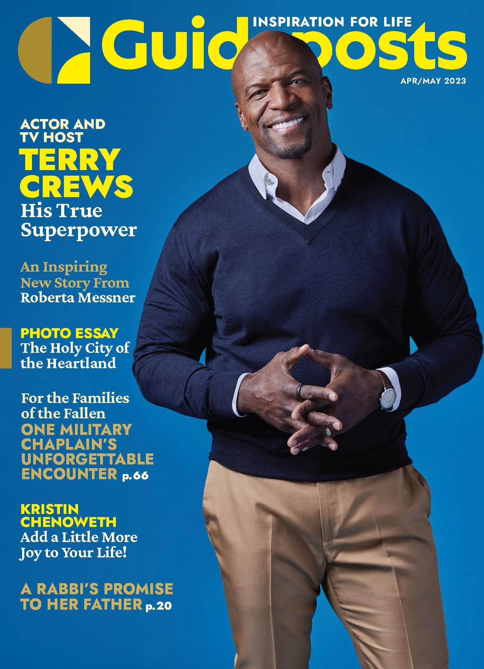 After navigating layers of reps and agents, I secured Terry Crews for the cover and helped bring the full editorial package to life.