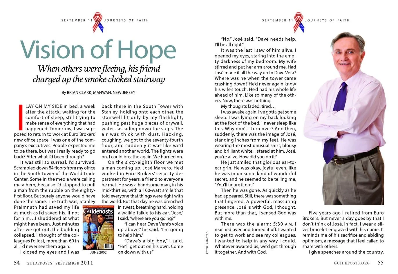 9/11 survivors reflect on their escape from the Twin Towers. 