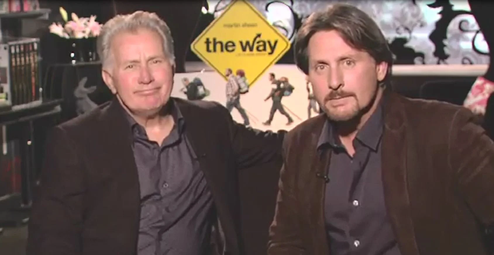 My video interview with Martin Sheen and his son, Emilio Estevez, about their movie "The Way" about a group of strangers on a pilgrimage along Spain's Santiago de Compostela. Marin played the father in the movie which Emilio directed. 