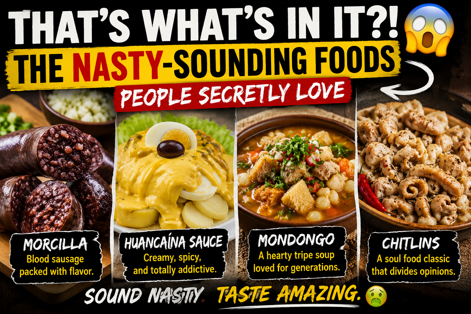 The “Nasty” Foods People Secretly Love