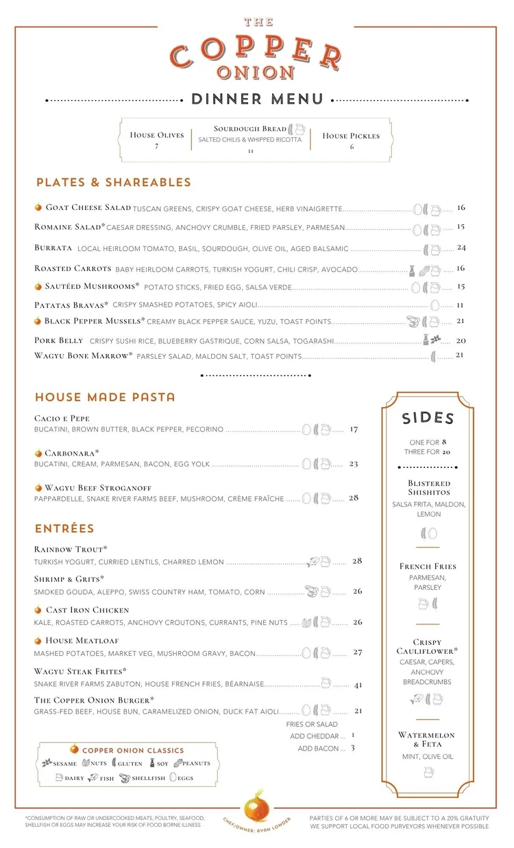 EAT — The Copper Onion