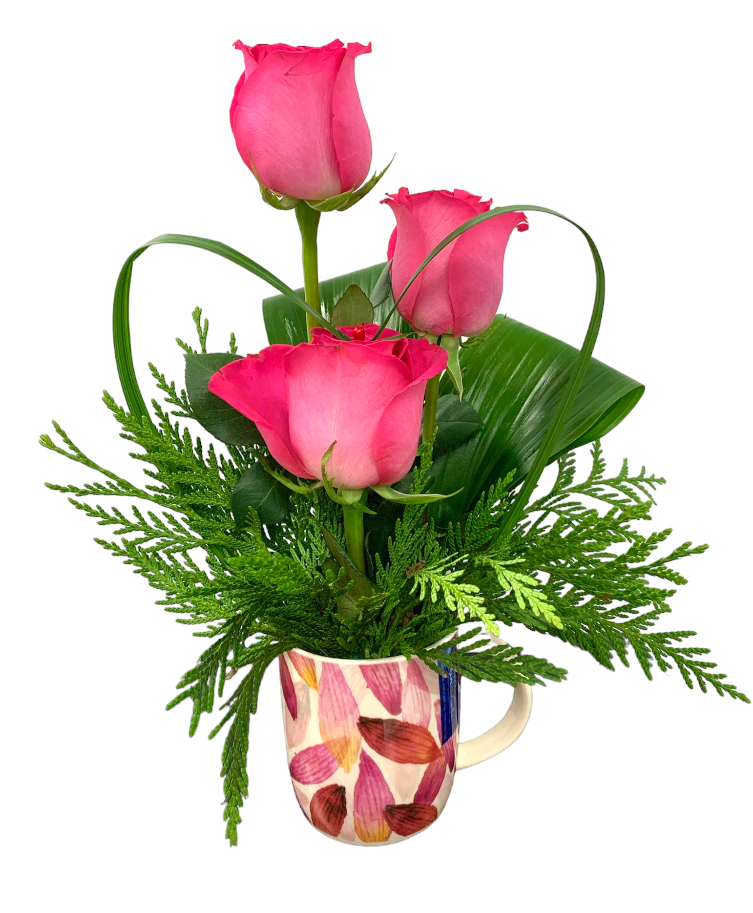 Valentine's Roses in a Mug