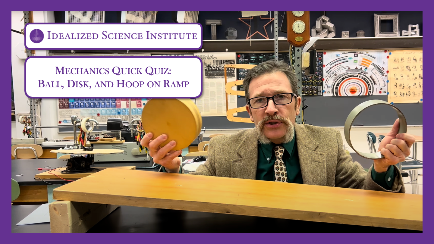 Ball, Disk, and Hoop on Ramp