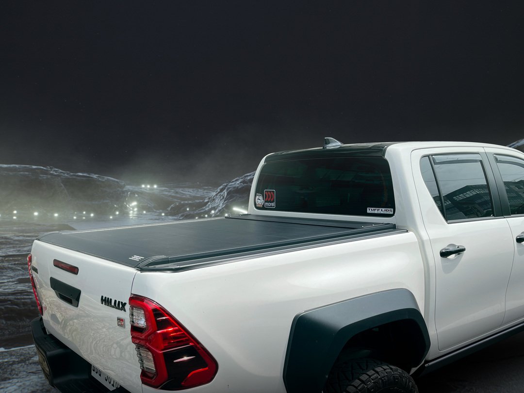 Tuff Lids retractable roller lid with tailgate-sealed, lockable design for rugged, all-weather truck bed security and sleek low-profile styling