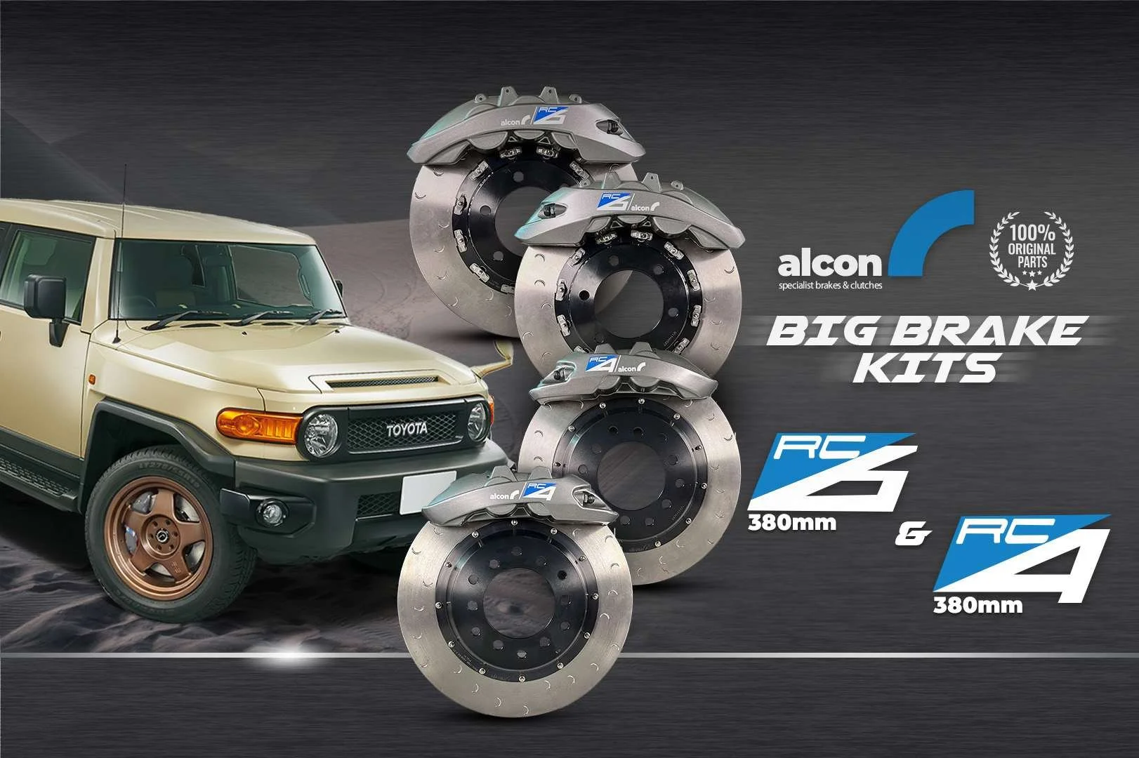 alcon rc6 rc4 fj cruiser