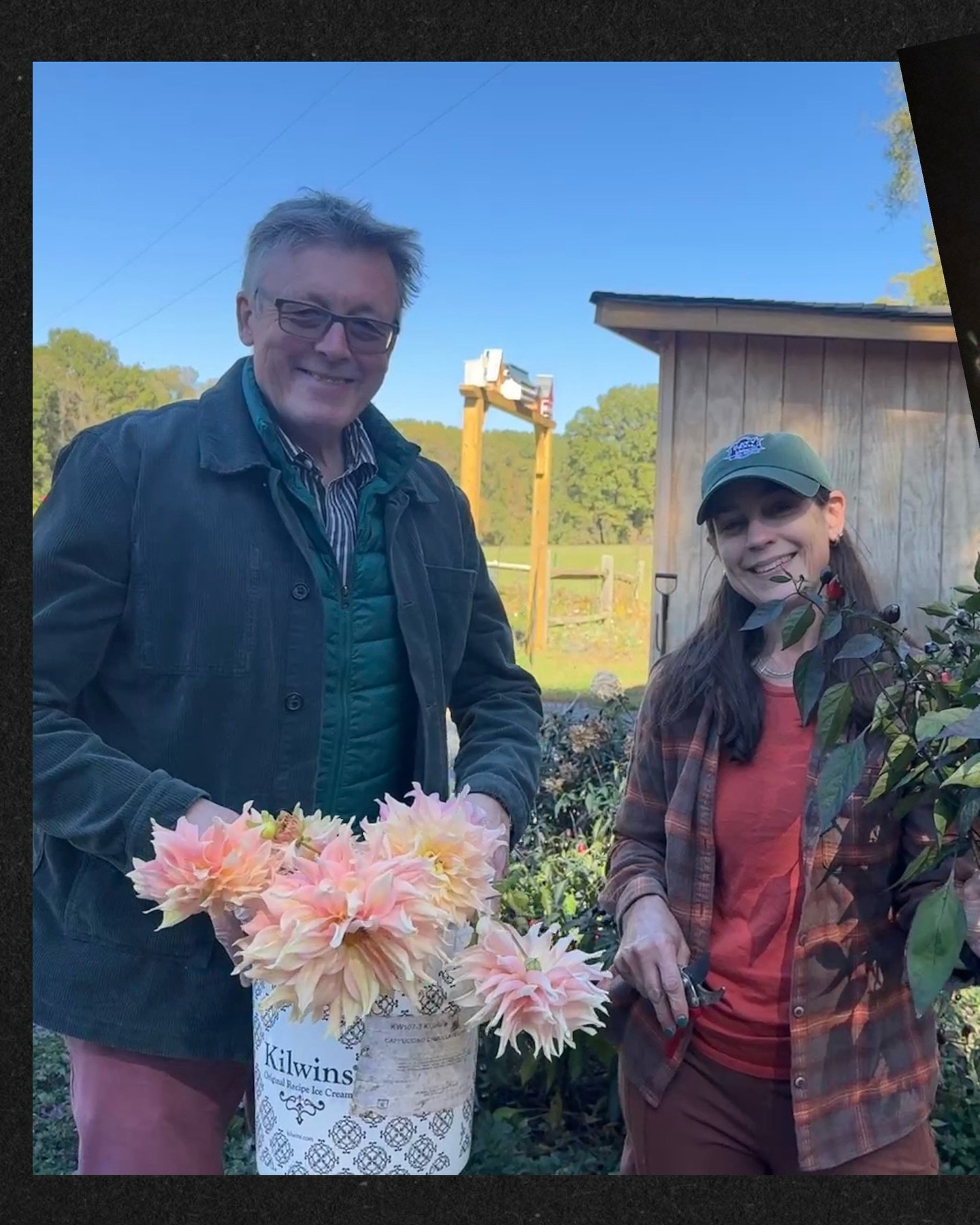 It&rsquo;s not every day that a renowned British designer shows up on your doorstep! I was honored to host Shane Connolly of @shaneconnollyandco at the farm yesterday. One of several local farm that he paid a visit to this week. So much fun traipsing