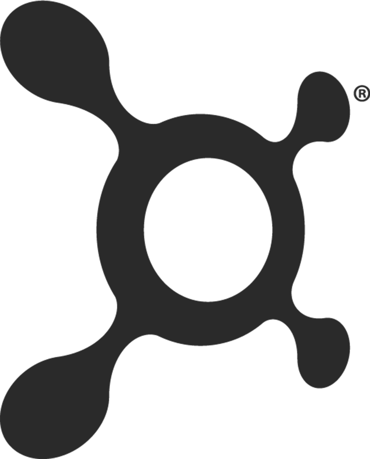 Black splatter logo of Orangetheory Fitness.