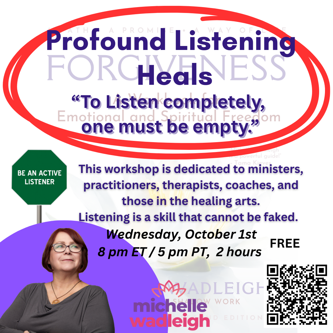 Profound Listening Heals Workshop