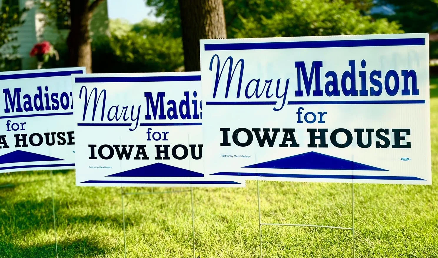 MaryMadisonforIowa Yardsign