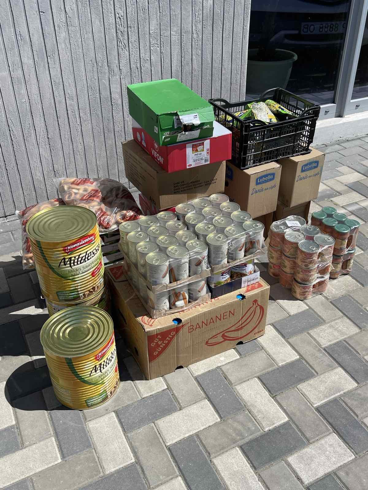 Nonperishable food items for distribution