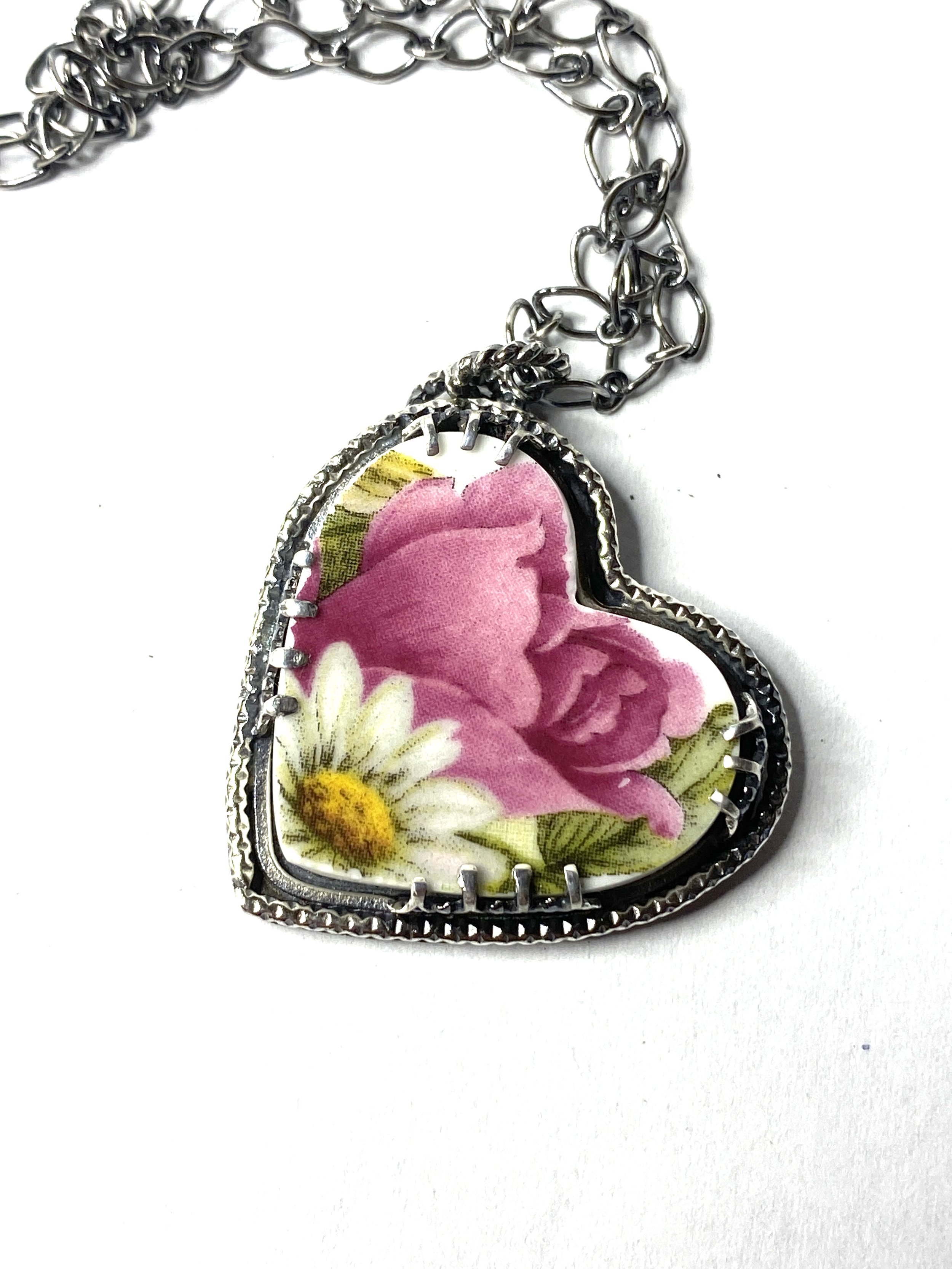 Ceramic Heart Necklace