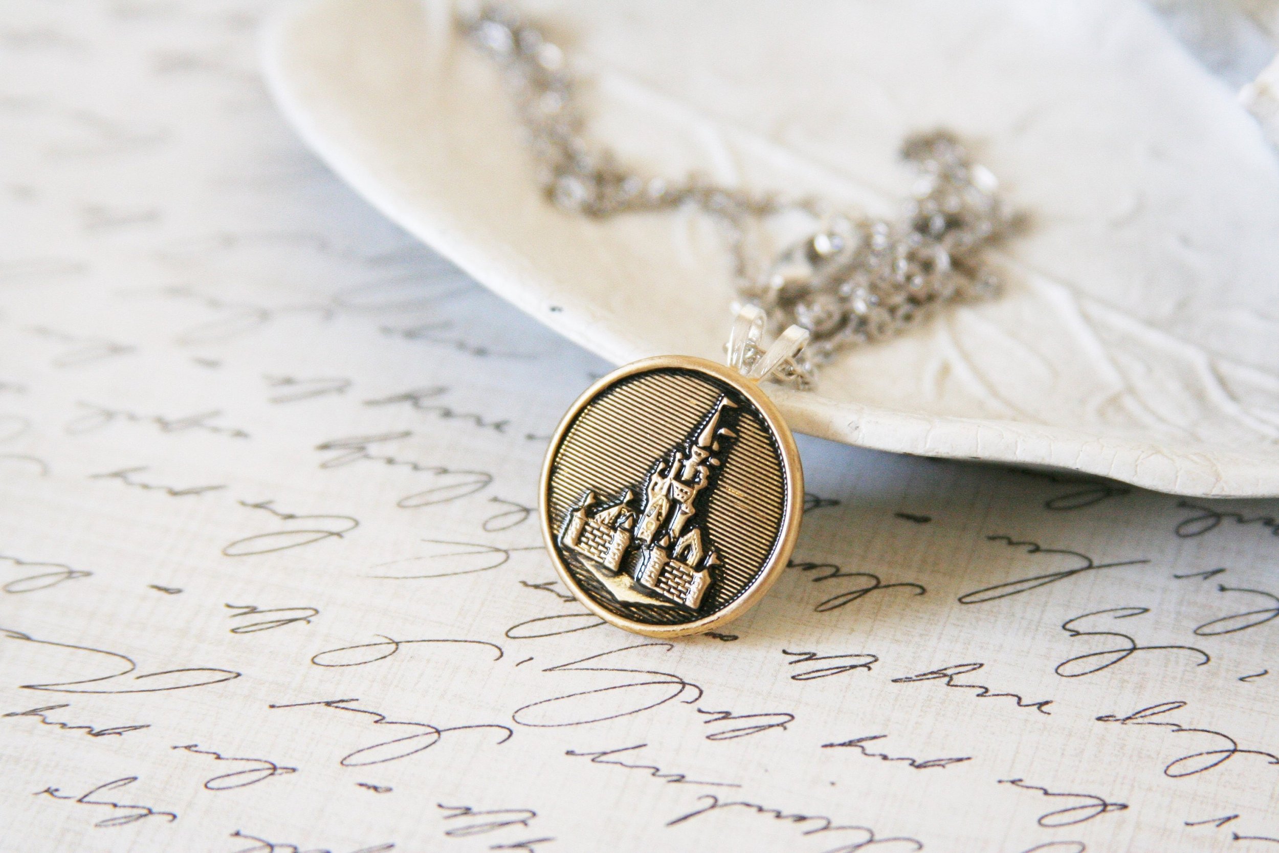 Cinderella Castle Necklace