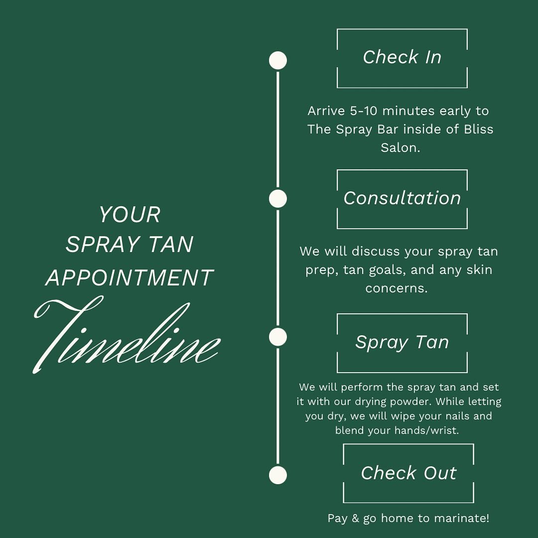 Are you interested in a spray tan but don&rsquo;t know what to expect? Here&rsquo;s a look into a quick 15 minute appointment at The Spray Bar 🍸

#thespraybar #spraytan #augusta #augustaspraytan #spraytanaugusta #sunlesstan #tan #bronze #sunless #cs