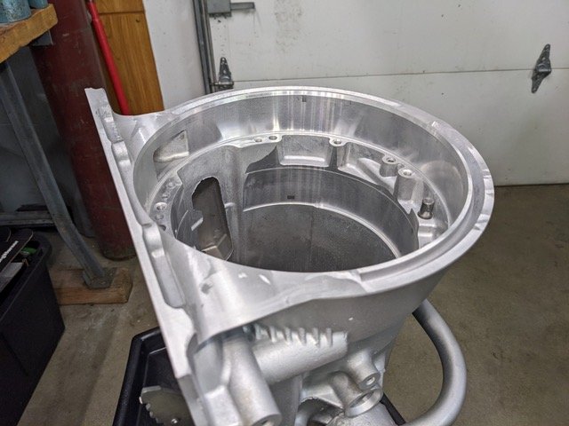 4L80e case milled for SFI bell
