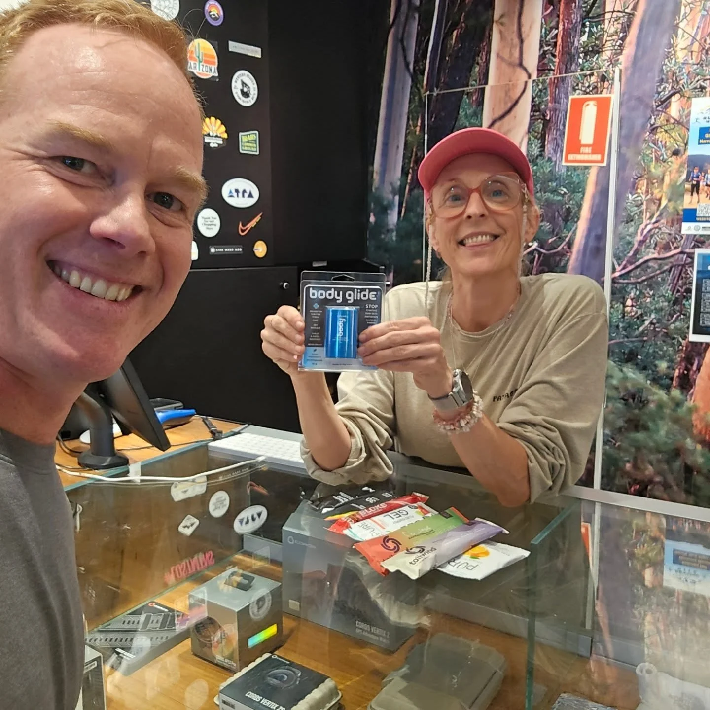 Back in the clinic tomorrow! Just enough time left of the mini break to drop in at @bluemtnsrunningco to replenish the nutrition supplies, and chat about new products 

If you're in need of last minute supplies for the upcoming Glenbrook marathon by 