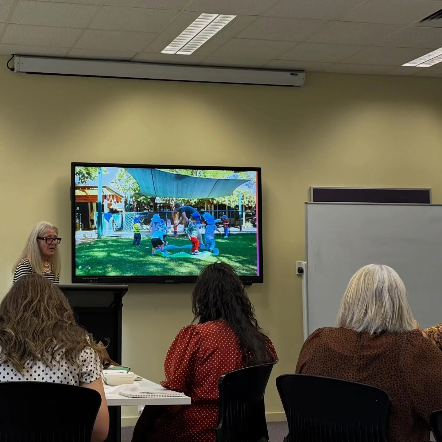 We were thrilled to share the work of Meg Scott and the @flindersunichildcarecentre at our AGM Twilight tonight! Thank you to those who joined us and congratulations to our new and continuing EChO Committee Members 🥳