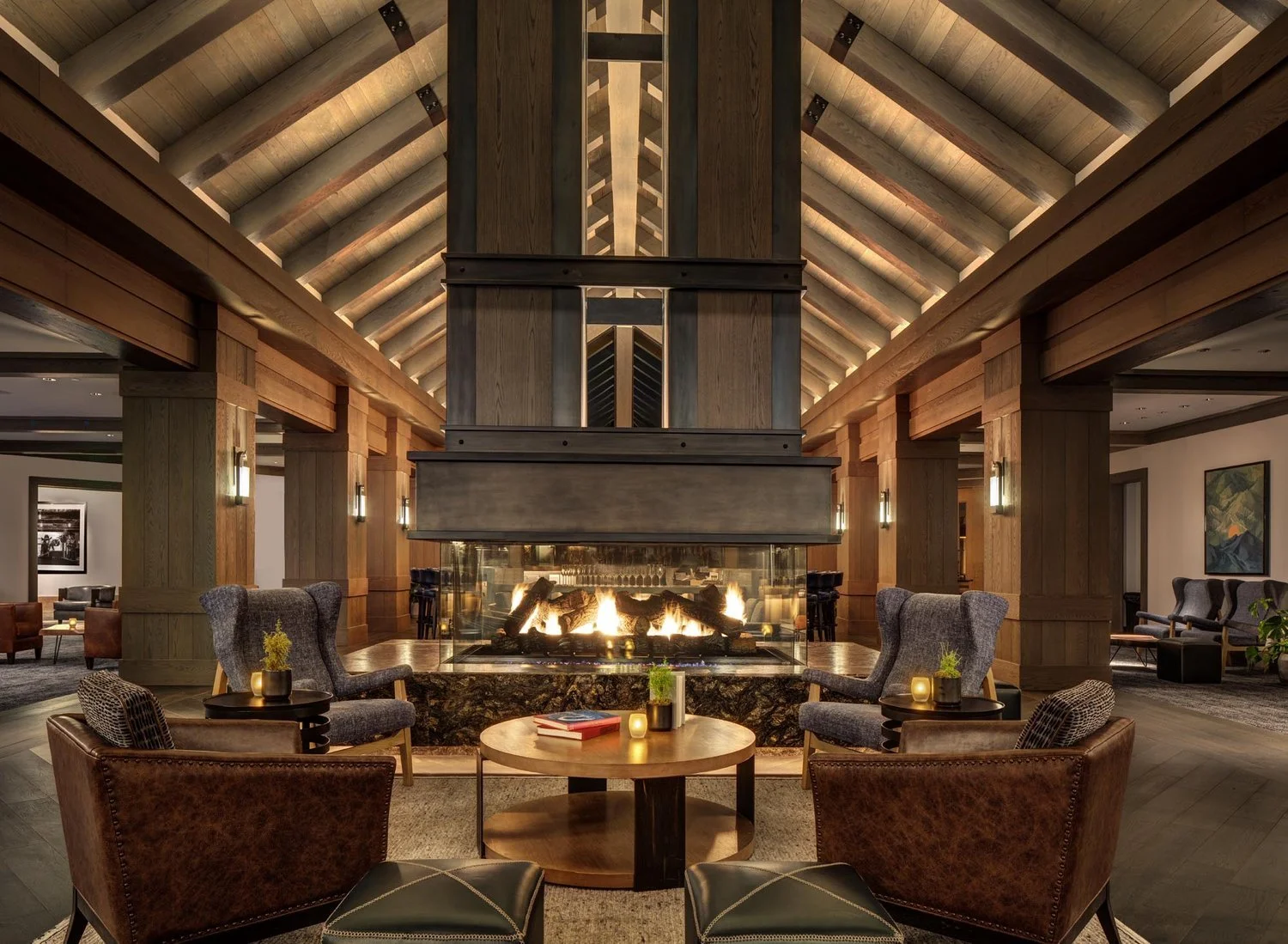 Montage Big Sky, MT (Amenity Spaces - Interior Millwork Details & Fireplace) BHD