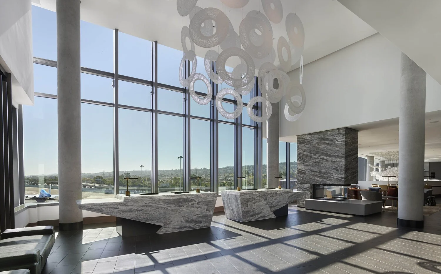 Grand Hyatt, SFO Airport CA (Amenity Spaces -Entry Lobby) BHD