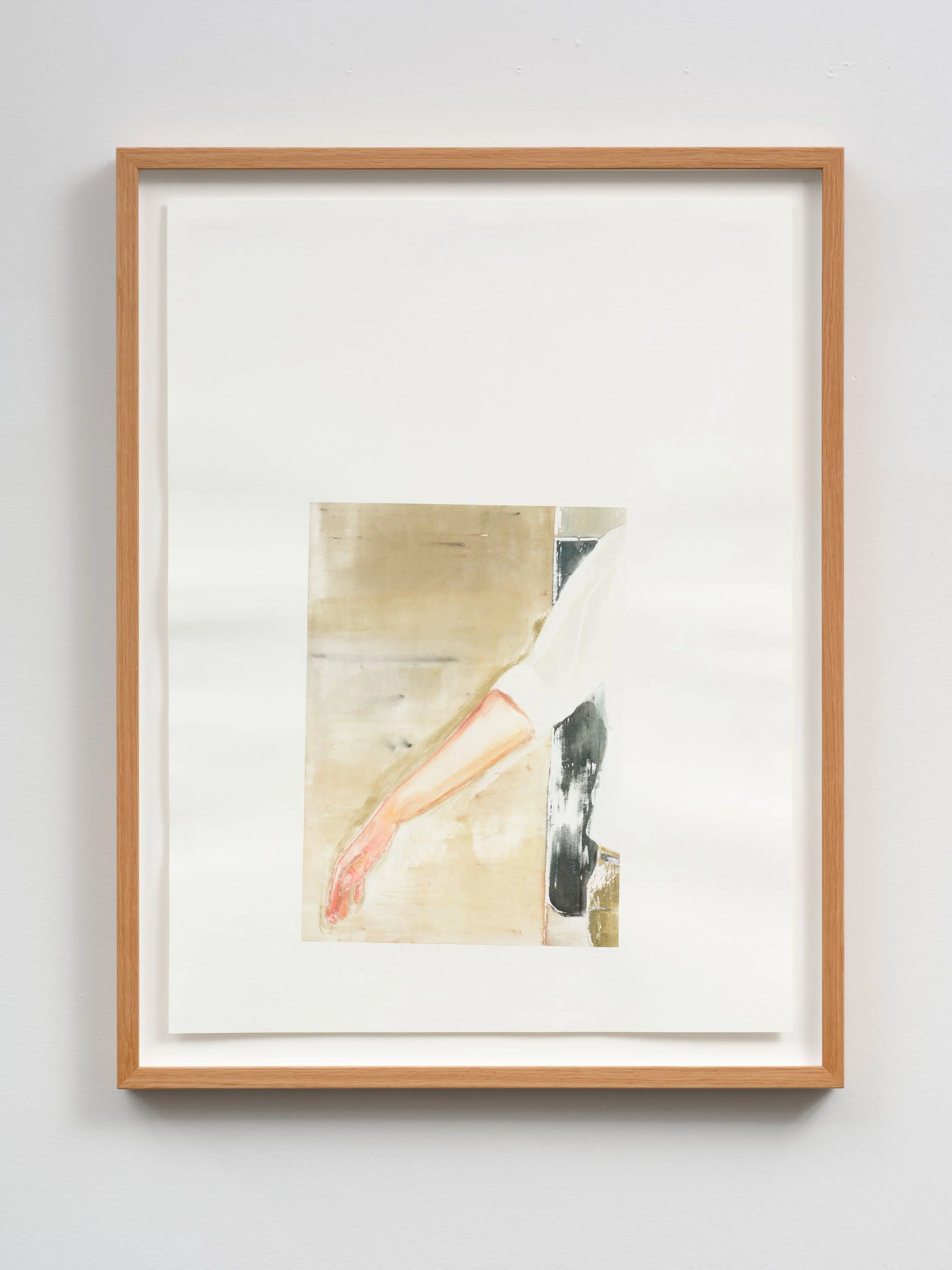 Dries Van Noten Sprint 2010 Menswear, 2024, silkscreen monotype on Steinbach paper, 550 x 730mm, edition of 1. 
Photography by Samuel Hartnett.