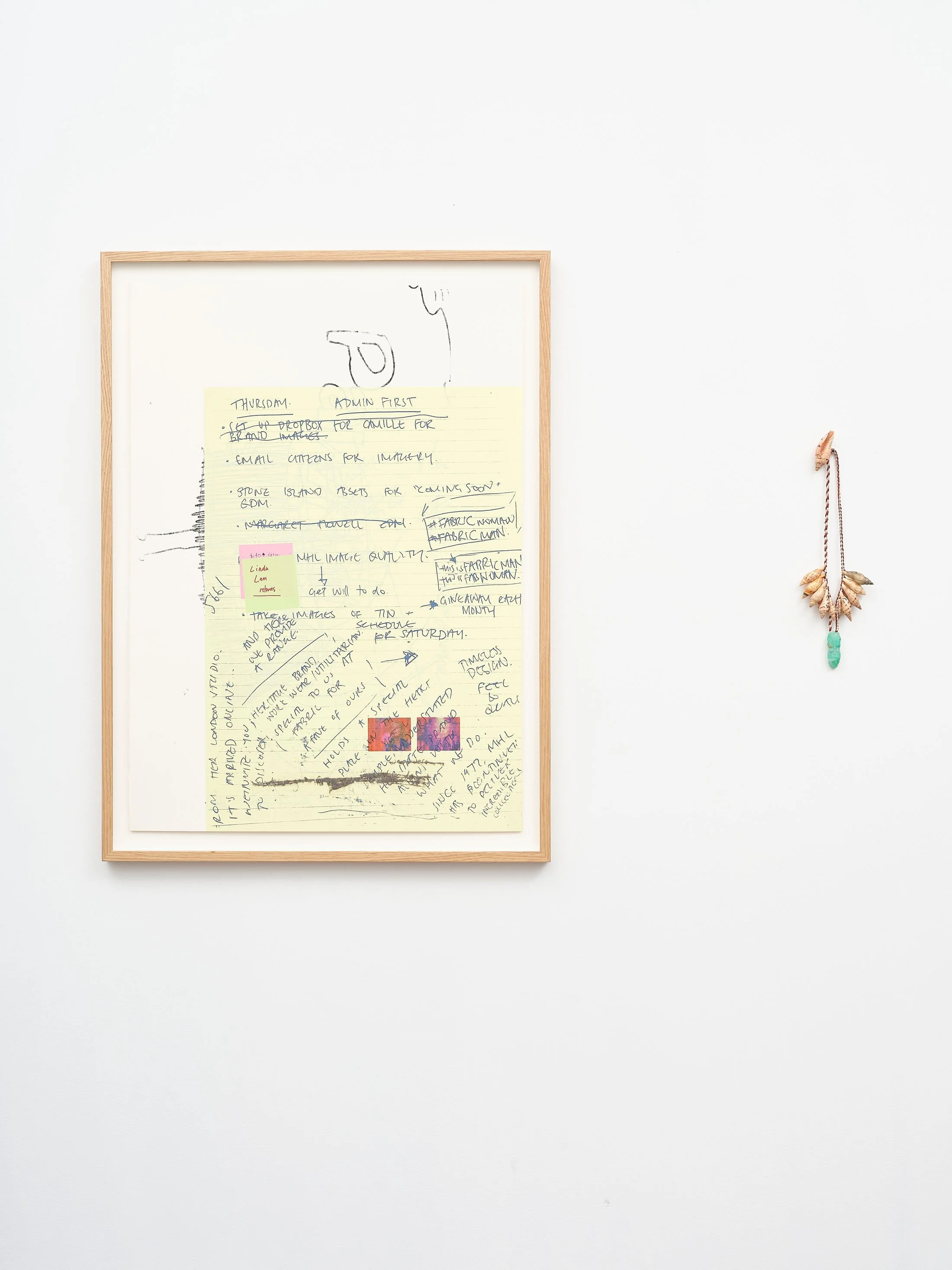 Installation view of "BEARD CHEESECUTTER HOLD" in "Hero Parade" at Season Aotearoa. Photography by Samuel Hartnett.