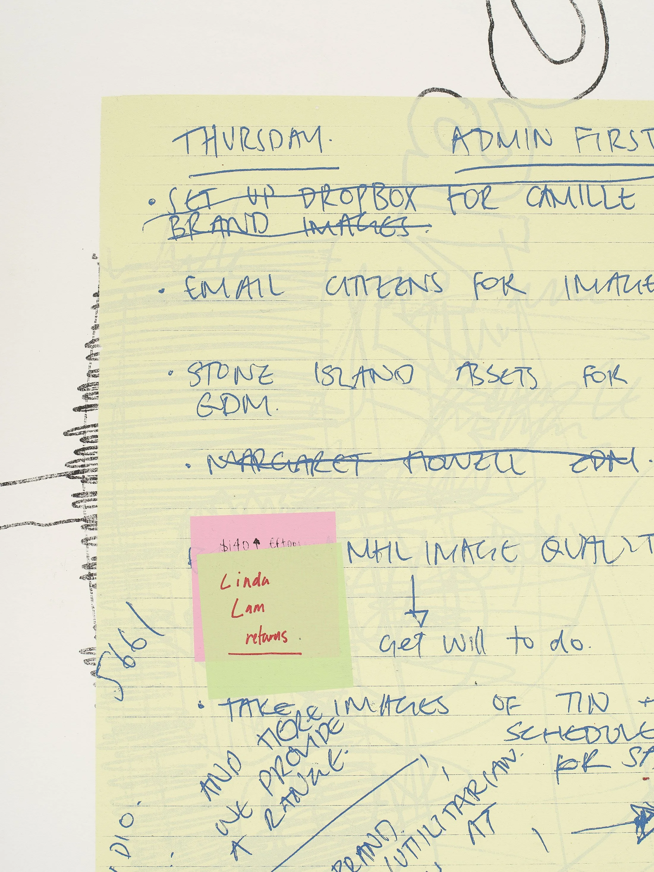 Installation view of "BEARD CHEESECUTTER HOLD" in "Hero Parade" at Season Aotearoa. Photography by Samuel Hartnett.