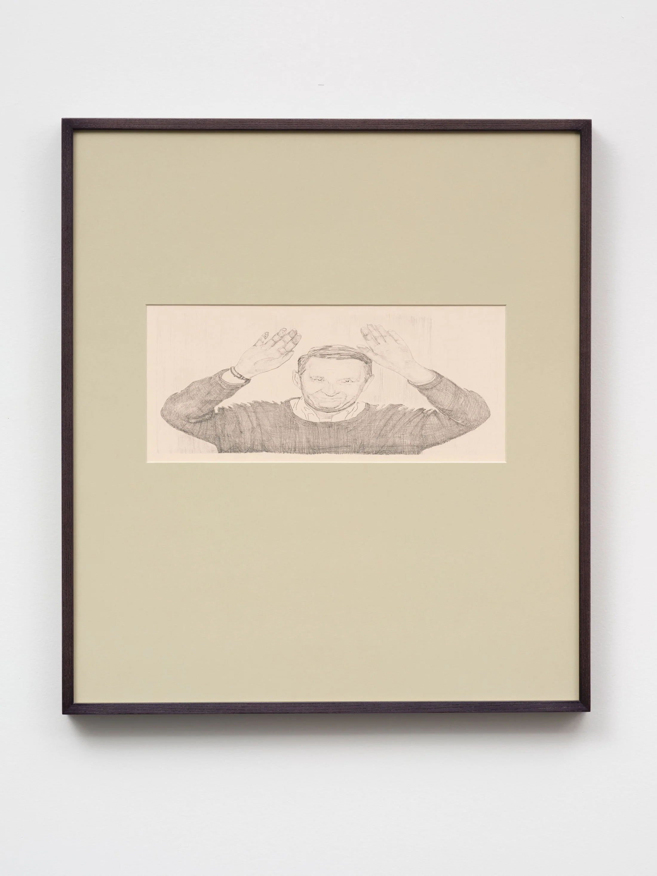 Dries Van Noten 2017 Ready-To-Wear (stretch and horizontal flip), 2024, lithograph on Stonehenge paper, 535 x 735mm, edition of 6 + 1AP. 
Photography by Samuel Hartnett.