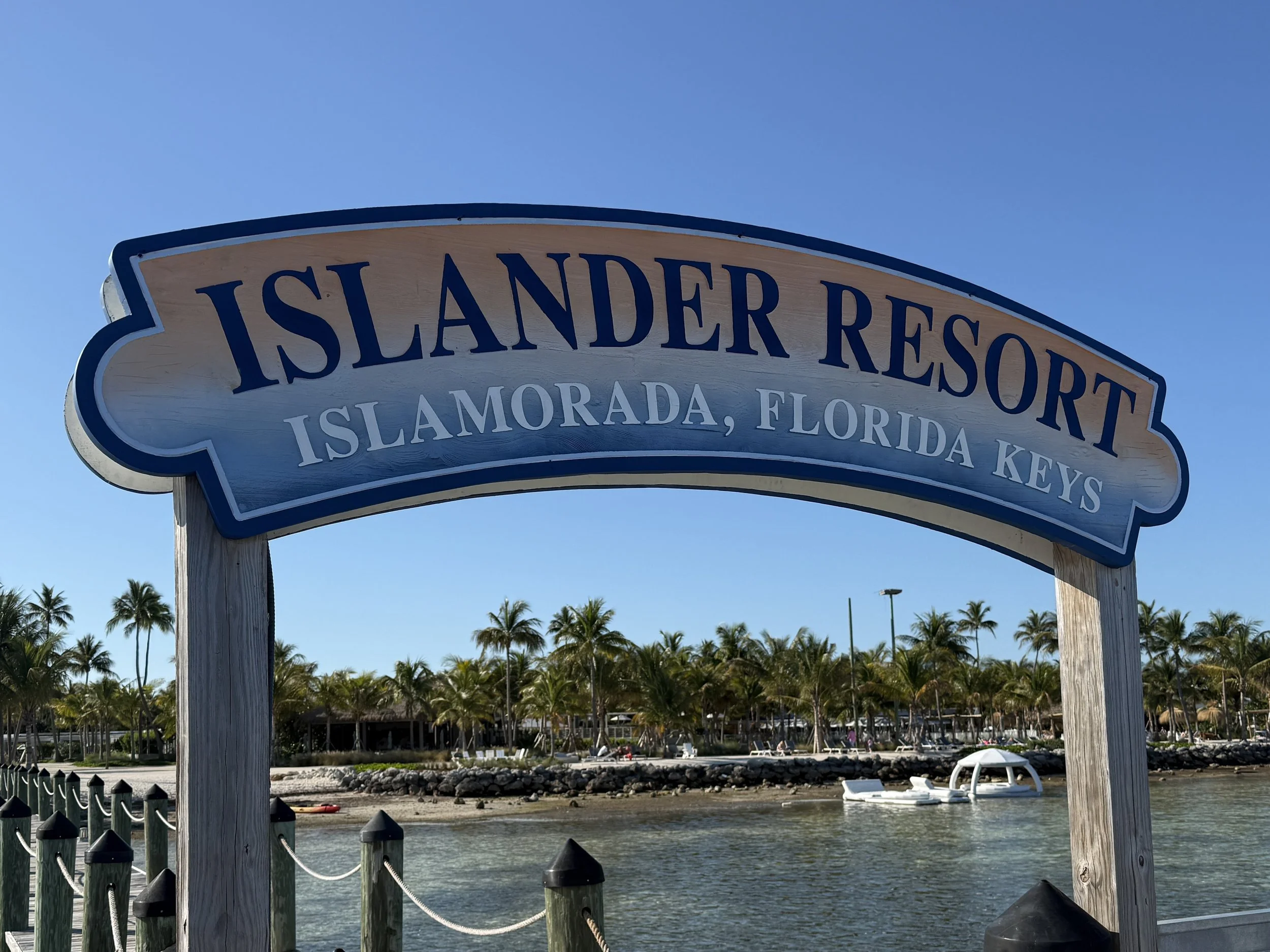 Pier Sign, Islander Resort, Islamorada FL, 2025