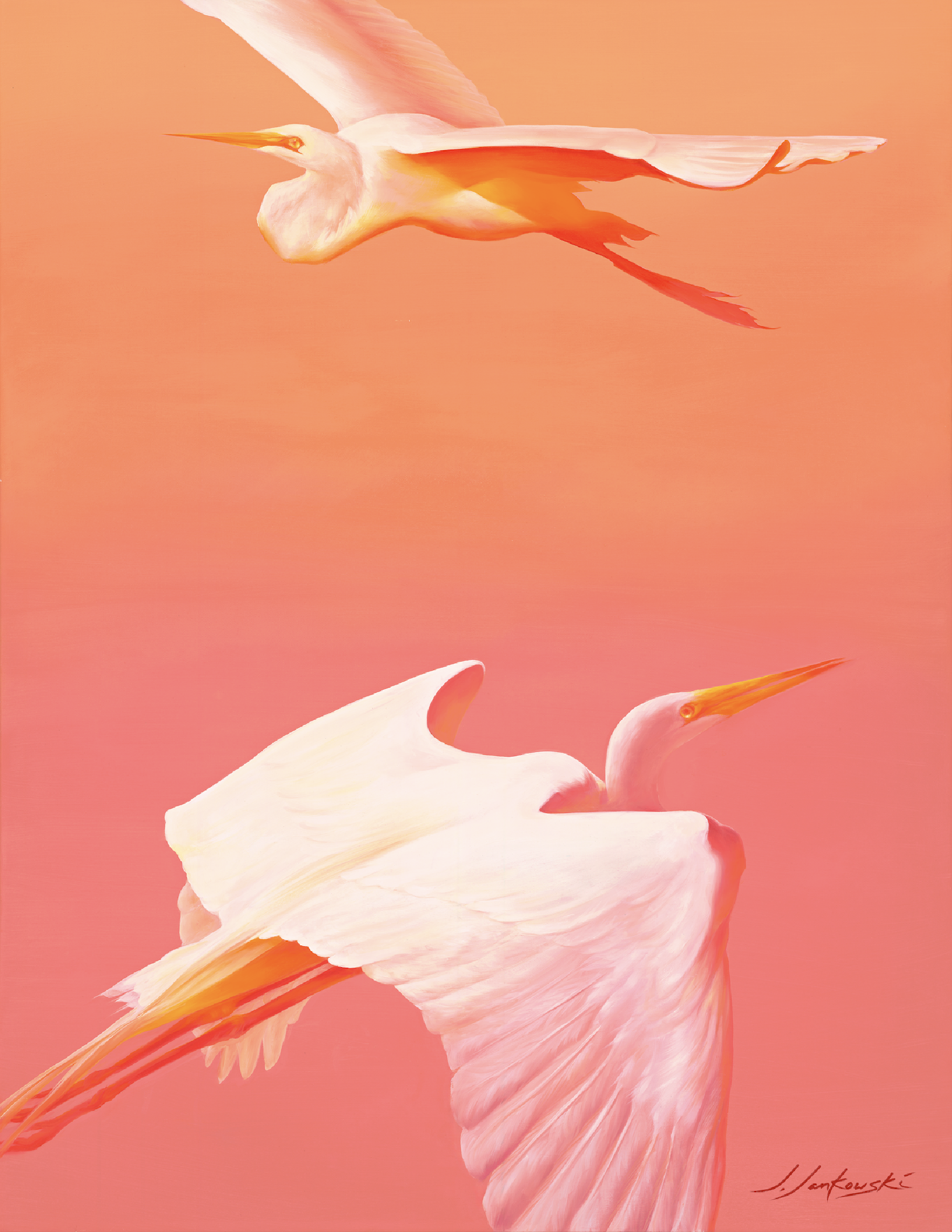 Day's End, oil on canvas, 30x40in, 2023