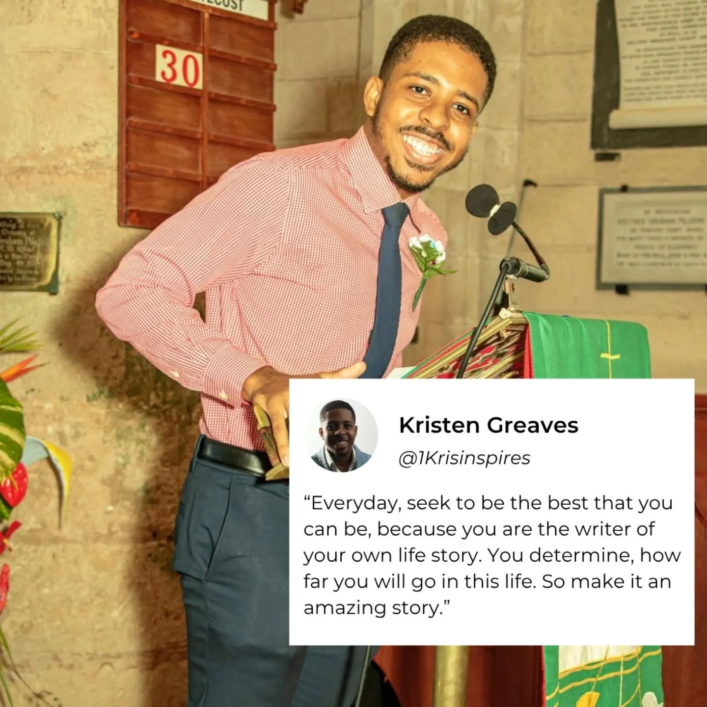 💥🔥Everyday, seek to be the best that you can be, because you are the writer of your own life story. You determine how far you will go in this life.
-
So make it an amazing story worth telling.

#Krisinspires #motivation #inspiration #quote #tweet #