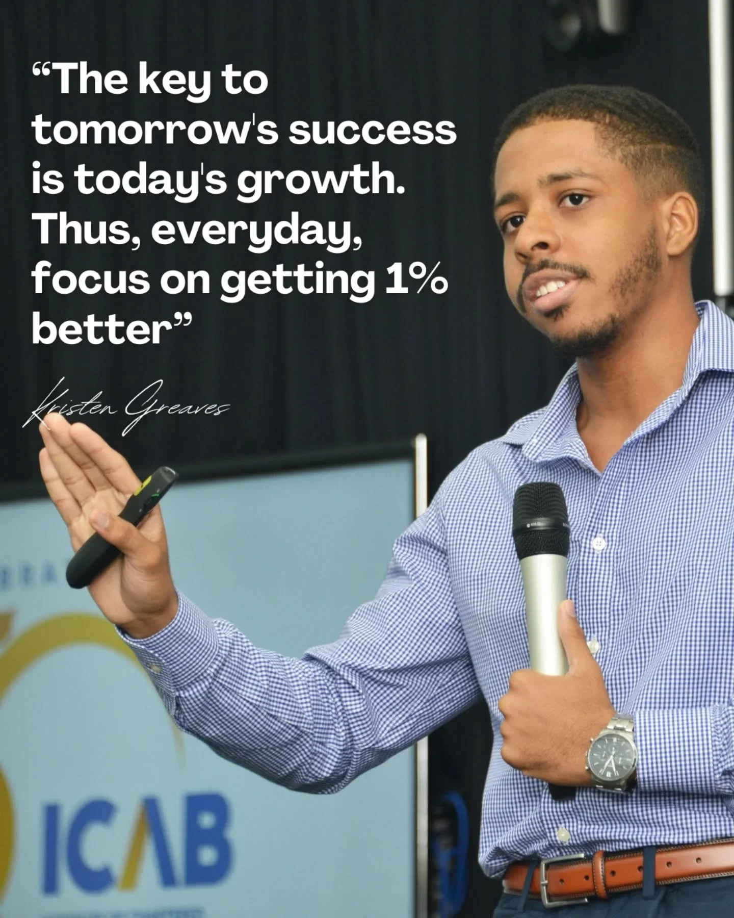 The key to reaching your potential, is asking yourself daily, &quot;how can I get 1% better&quot;.
-
#Krisinspires #personaldevelopment #growth #coach #positivepsychology #leadership #motivation