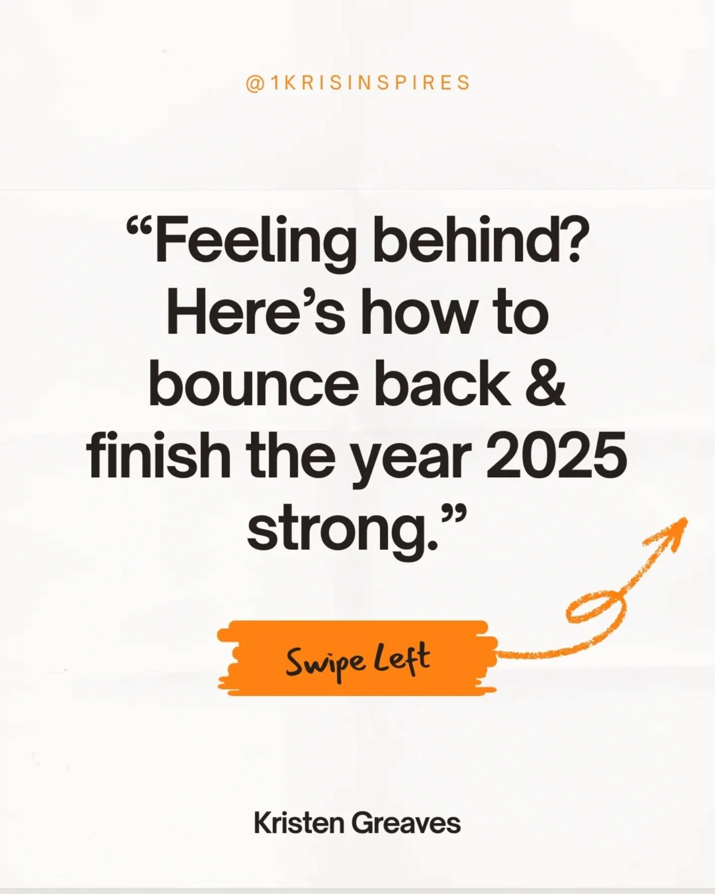 What if you could finish the year 2025 stronger than you started, with more clarity, focus and resilience? 👀✨️
-
Well, here are 4 simple strategies that you can implement today, to help you to bounce back and finish the year off strong.🔥
-
👇Also, 