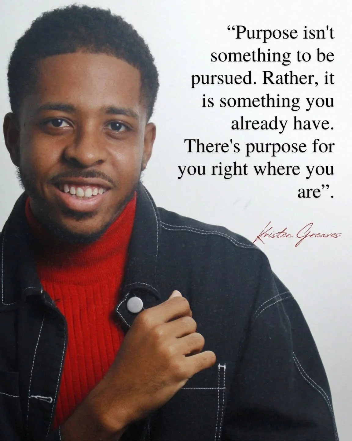 👋💫Purpose isn't something to be pursued. Rather, it is something you already have, right now at this very moment.
-
When you were conceived and born in your mother's womb, there was already a purpose and a plan on your life. All you have to do now 
