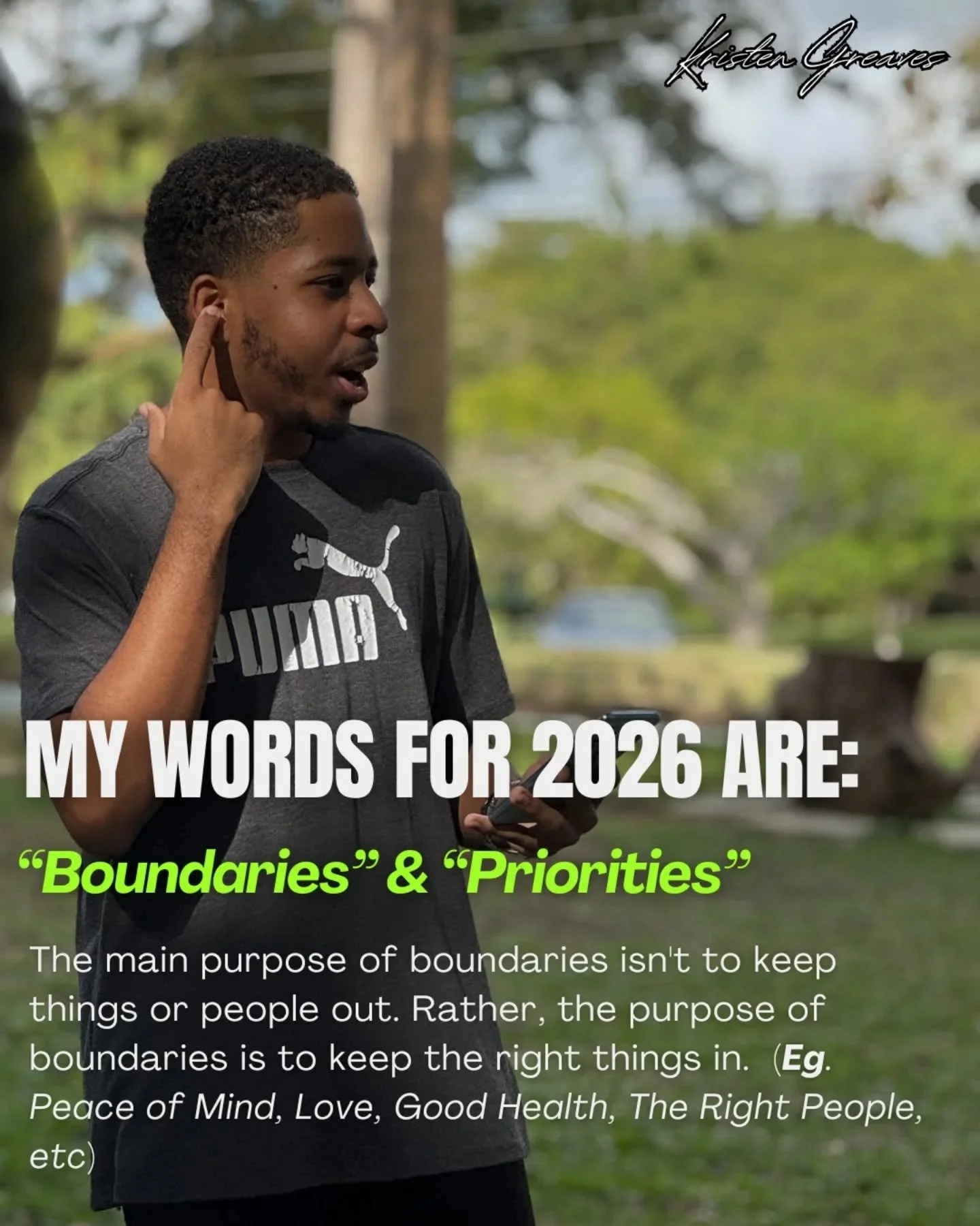 #wordoftheyear The best way to win the year is to start it with intention.

✍️With this in mind, what is your word for the year that will guide you and help you to stay on track?

Comment your answer down below👇

I'll go first 

#krisinspires #wordo