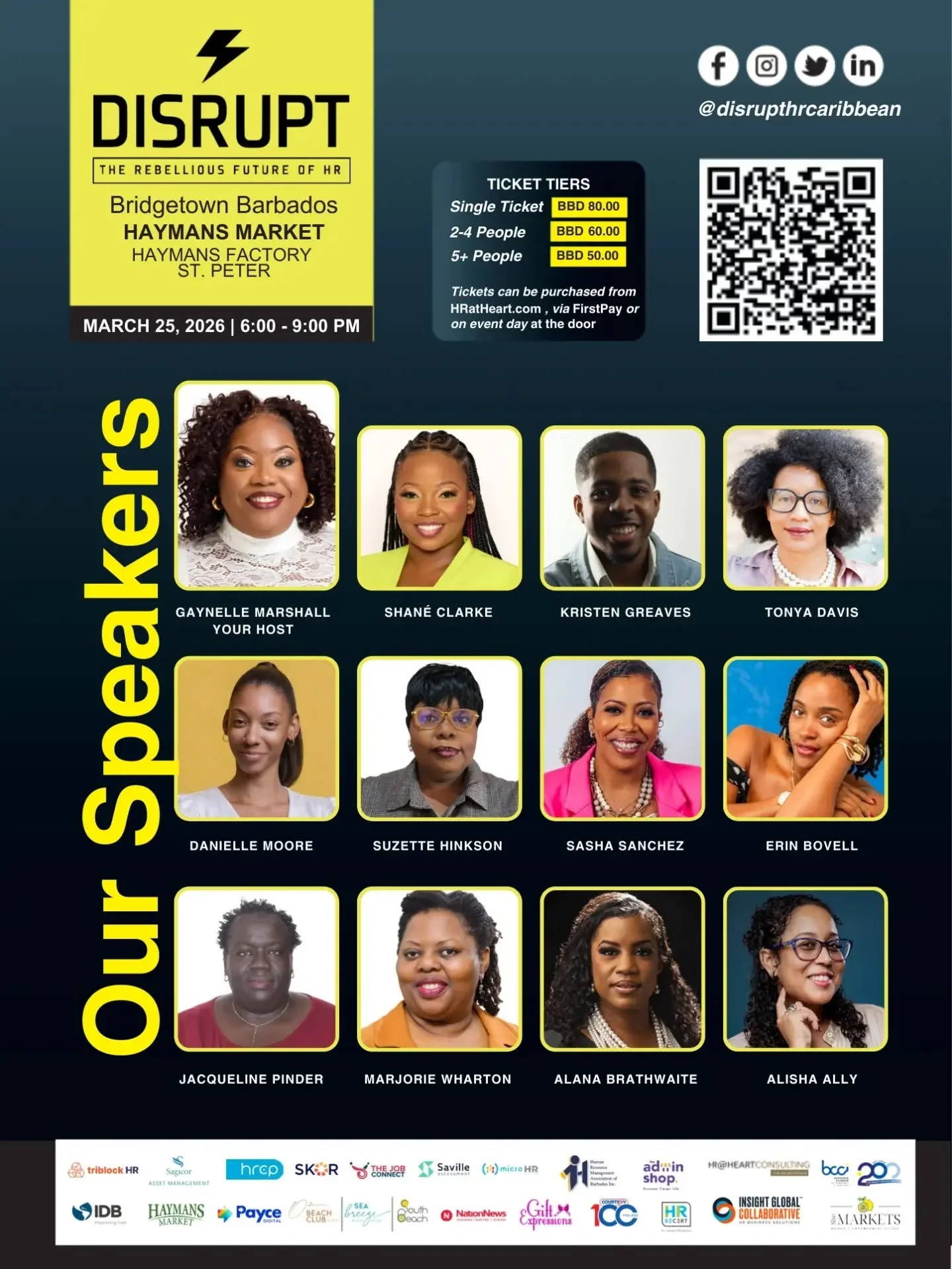 🗣📌I hope you guys have already gotten your tickets for this year's DisruptHR Conference because it's about to be NEXT LEVEL and we can't wait to see you tomorrow!!!!💥🔥
-
I'm super excited to be this year's closing keynote speaker sharing under th