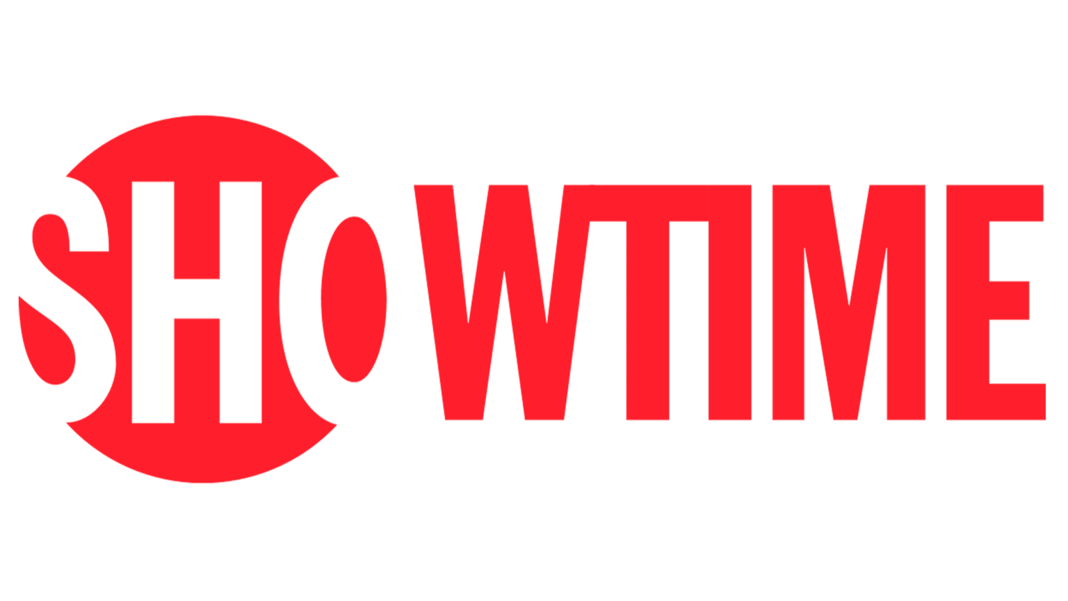The Showtime logo with the word 'SHOWTIME' in bold red letters, with a red circle surrounding the 'S'.