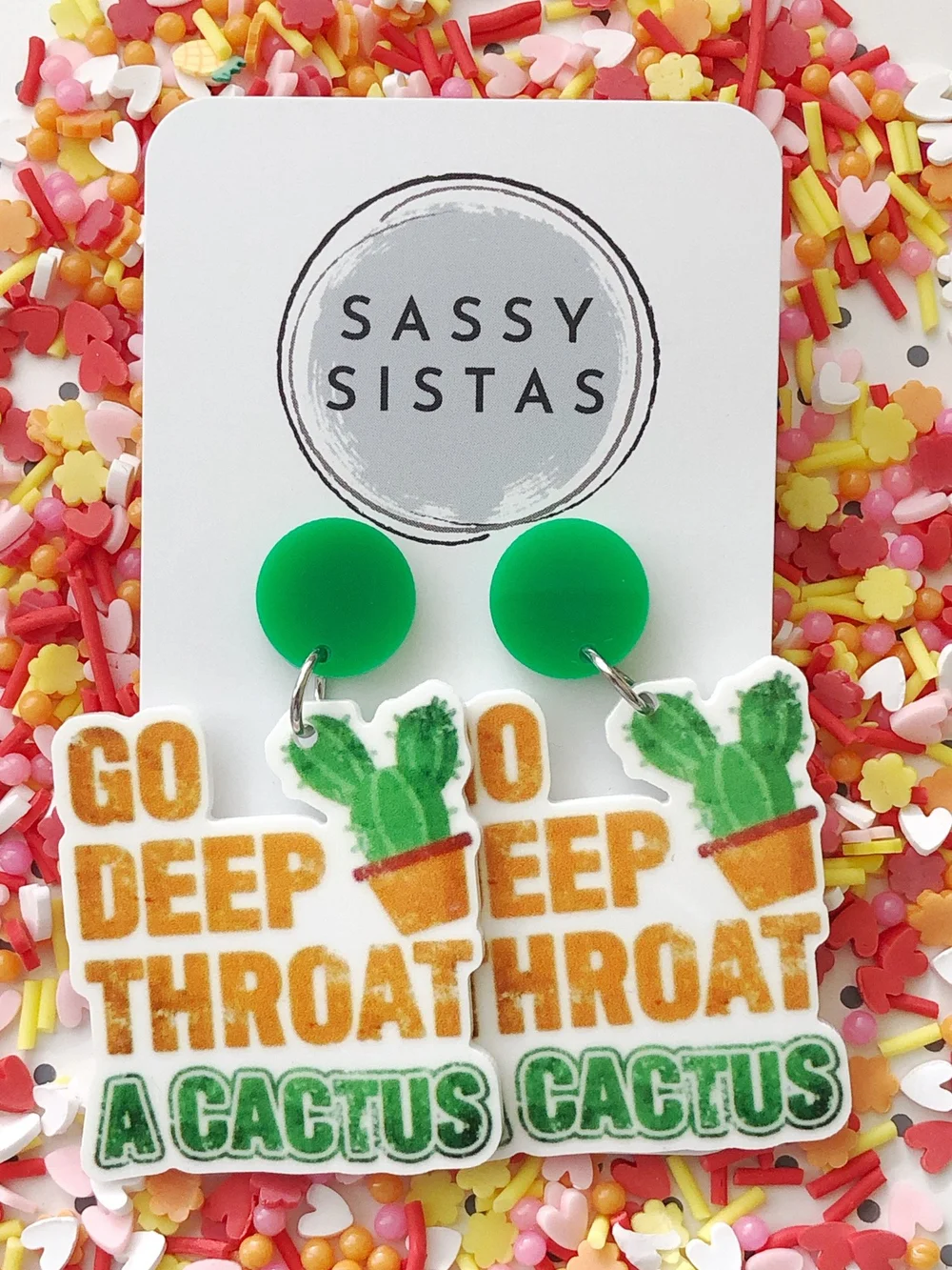 Go Deep Throat A Cactus!  Sassy Sistas