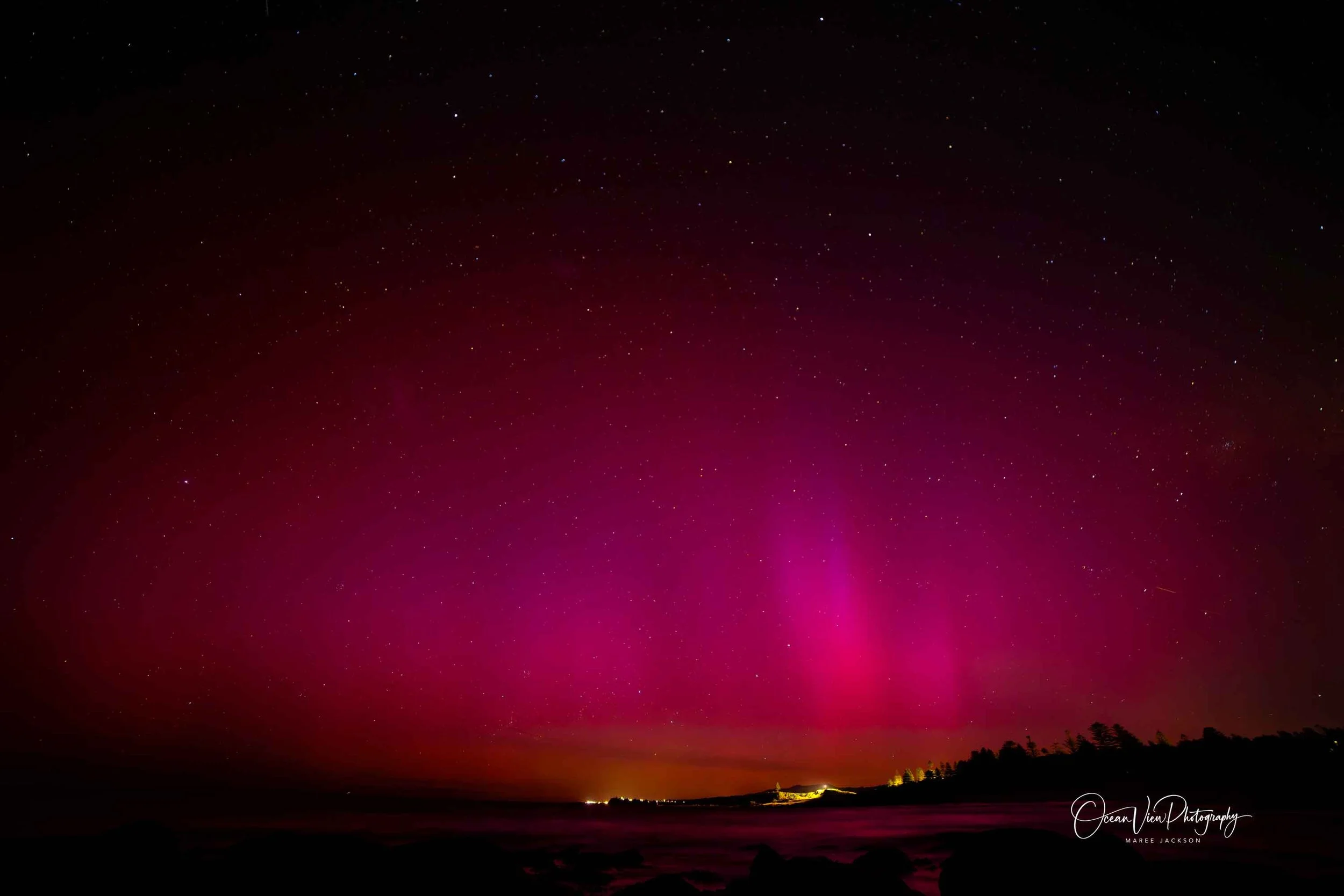 Southern Aurora at Tuross Head NSW looking towards Potato Point