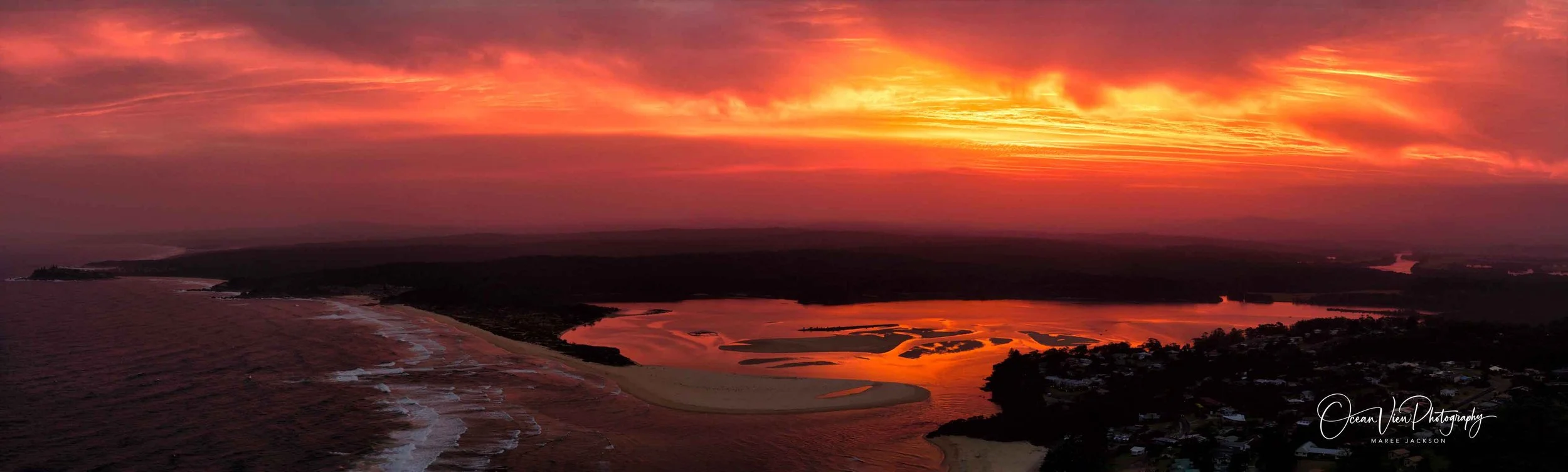 Sunset over the Tuross River NSW