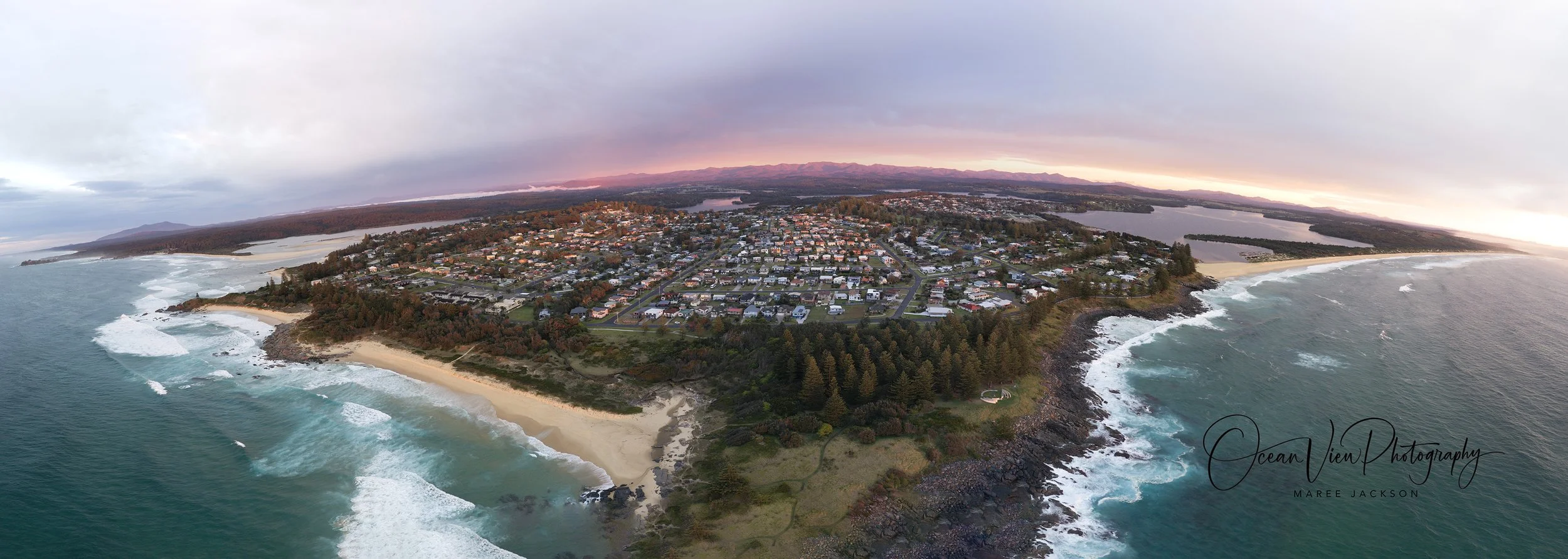 Tuross Head with Plantation Point