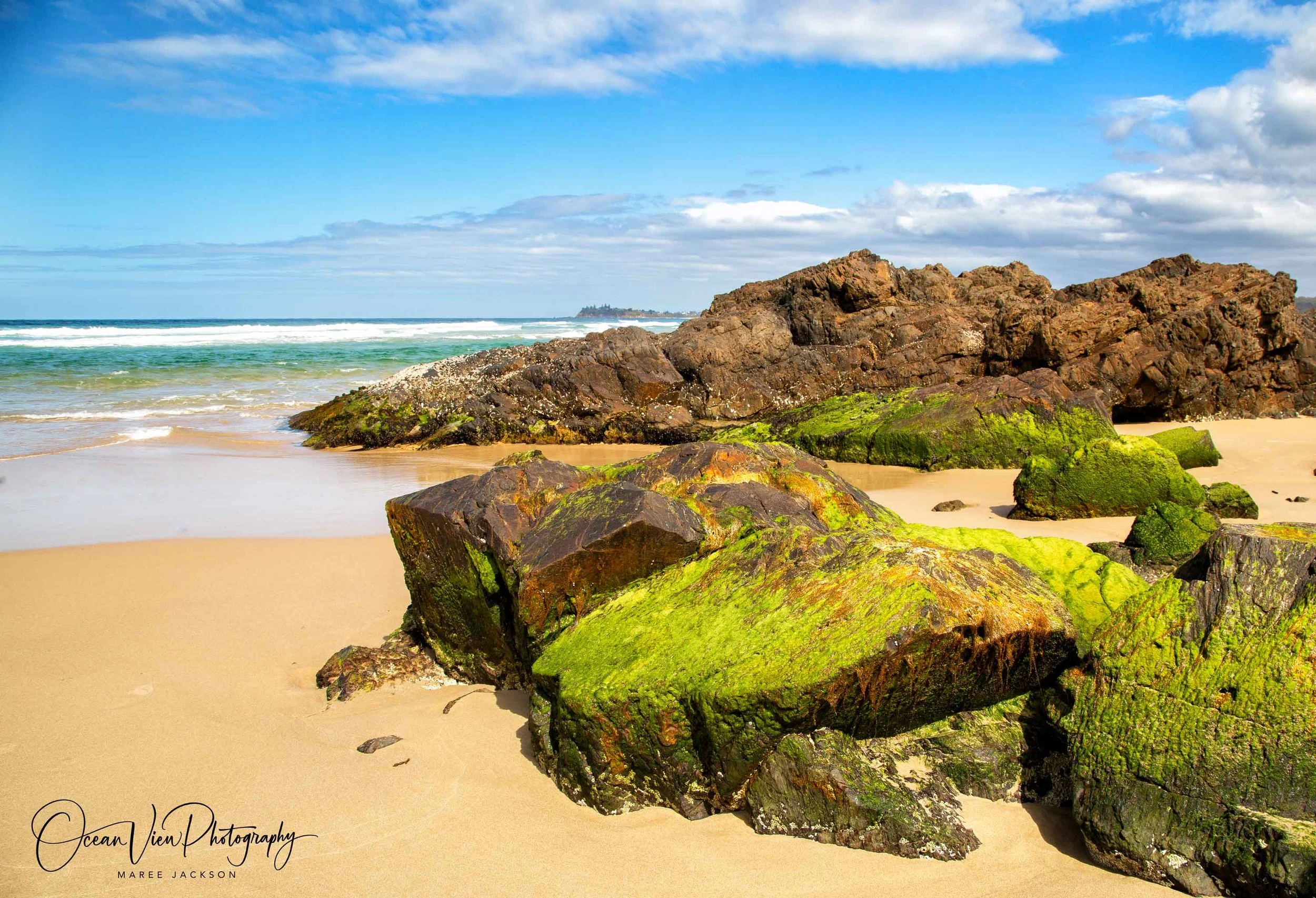 Golden Rocks on Main Beach
