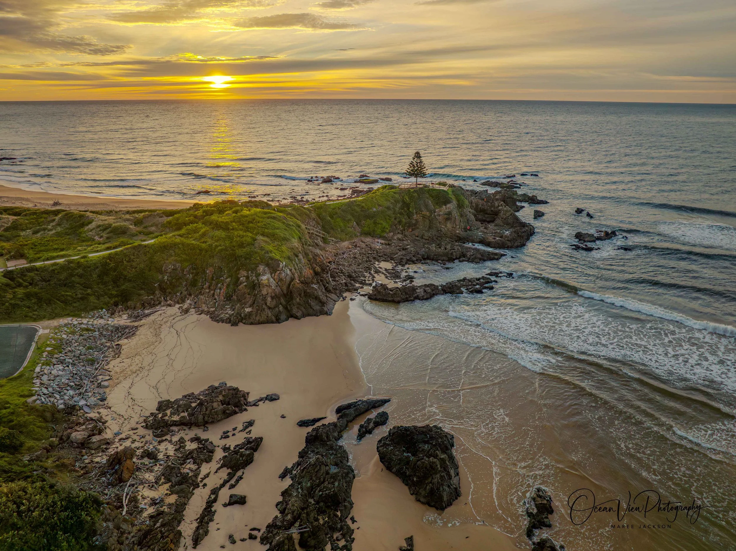 Sunrise Tuross Head over One Tree Point