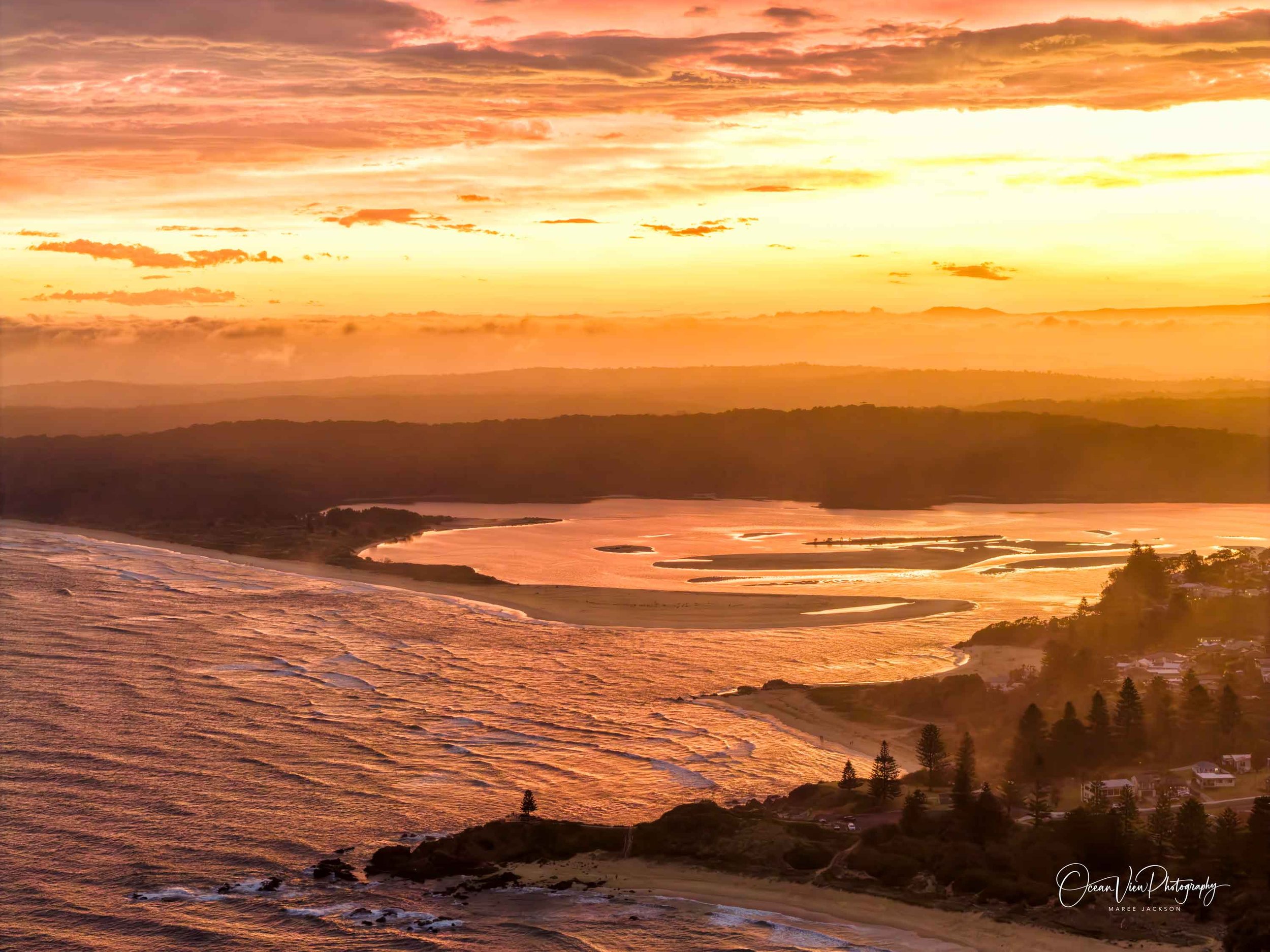 Tuross River - golden sunset