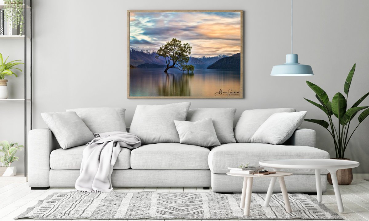 The Wanaka Tree NZ framed print