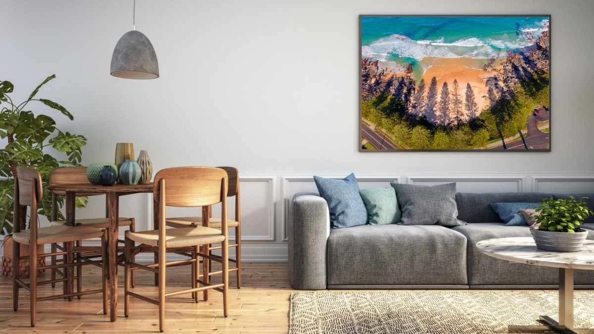 Stoney beach, Tuross Head -framed print