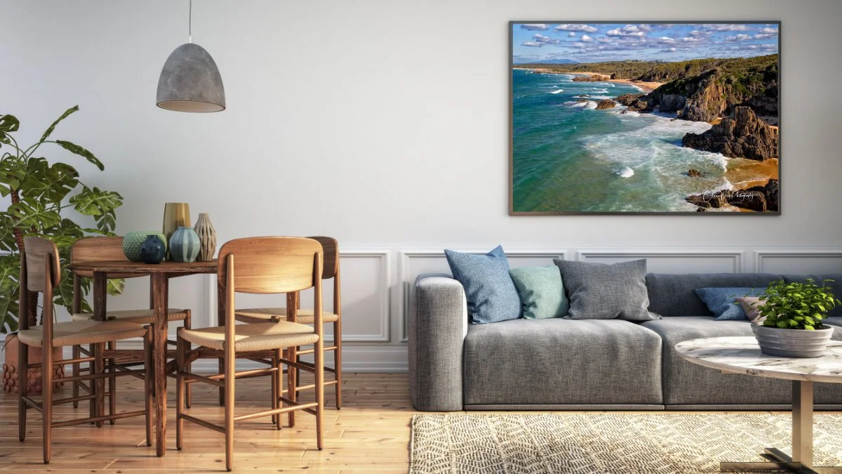 Bingie Point framed print