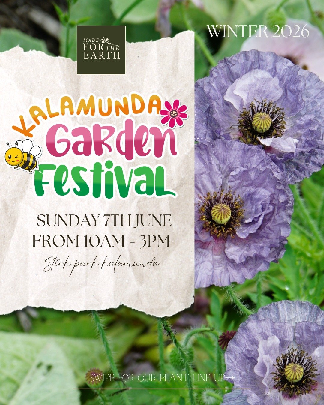 🌿 WINTER KALAMUNDA GARDEN FESTIVAL 🌿
Come soak up the magic of the hills with us Sunday 7th of June at the Kalamunda Garden Festival ❄️🪴

We&rsquo;ll be bringing plenty of seeds, plants &amp; dried herbs along with lots of winter garden inspiratio