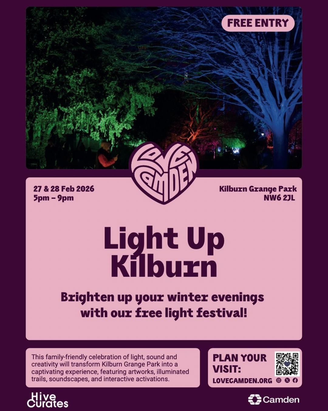 LIGHT UP KILBURN, FEB 26