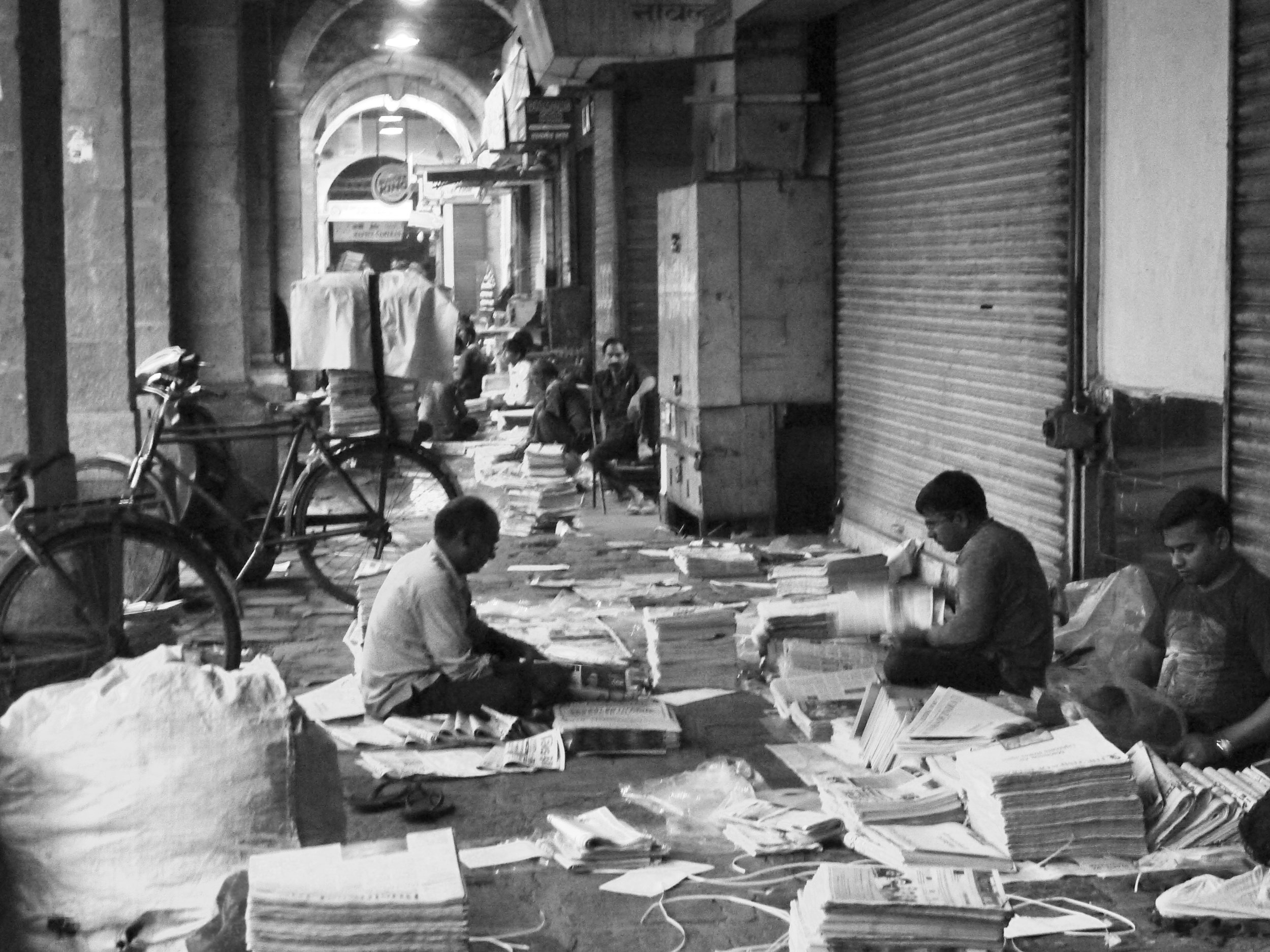MUMBAI: early morning newspaper rounds