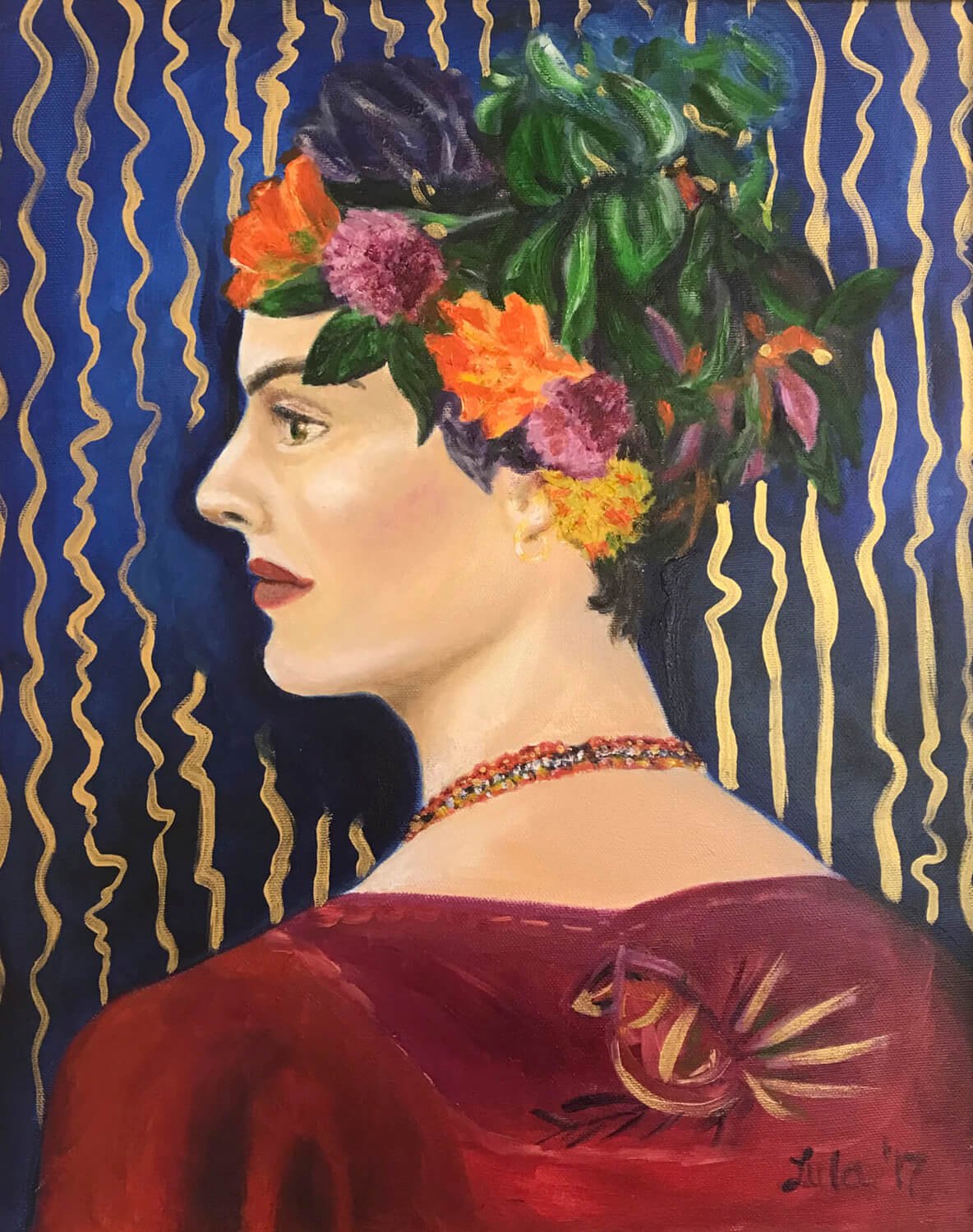 ForLoveOfFrida.LH.44x54cm_£395_AcrylicOnCanvasboard_Framed-6.jpg