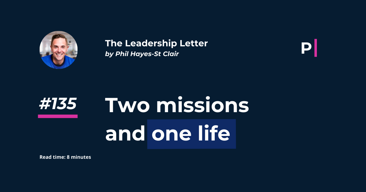Two missions, one life